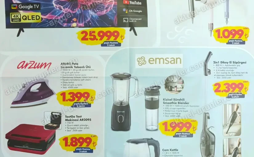 ŞOK 12 Ağustos Çarşamba Aktüel Ürünler Kataloğu